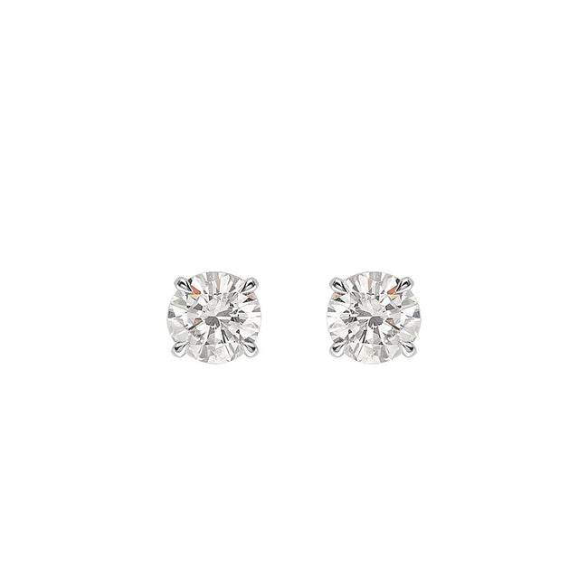 Round Brilliant Cut Diamond 0.20ct Stud Earrings