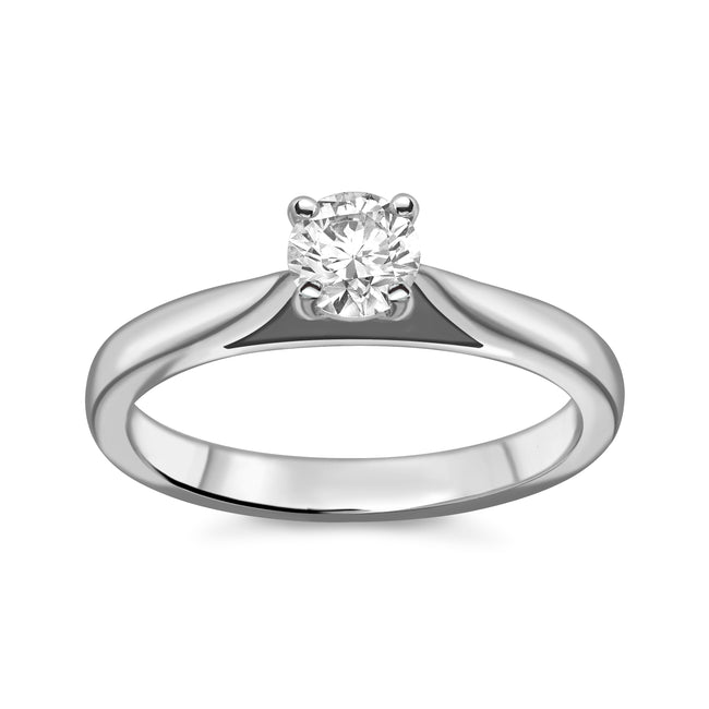 0.30ct Round Brilliant Cut Diamond Ring – Hettich Jewellers Jersey